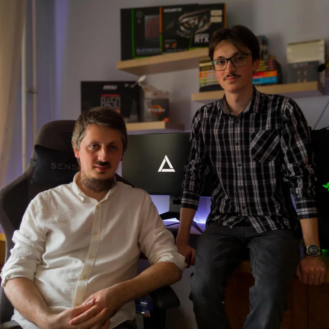 The Prisma Games team in the studio